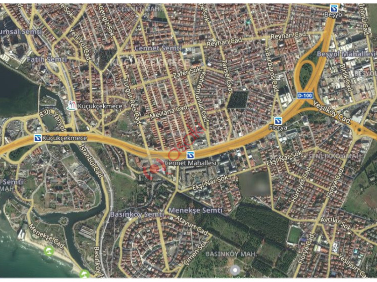 Küçükçekmece Yeşilova cadde üstünde 4 kat imarlı kupon arsa - Büyük 2