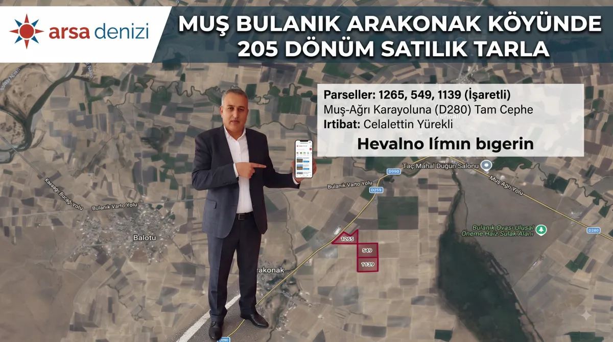 Muş Bulanık&rsquo;ta Ka&ccedil;ırılmayacak Dev Yatırım Fırsatı!
