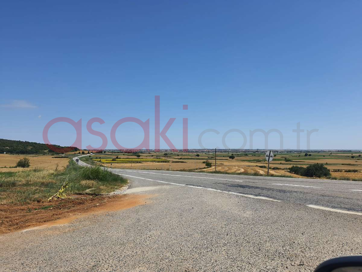 SARAY VİZE ANA ASFALTA CEPHE 4546 m2 SATILIK TARLA - Büyük 13