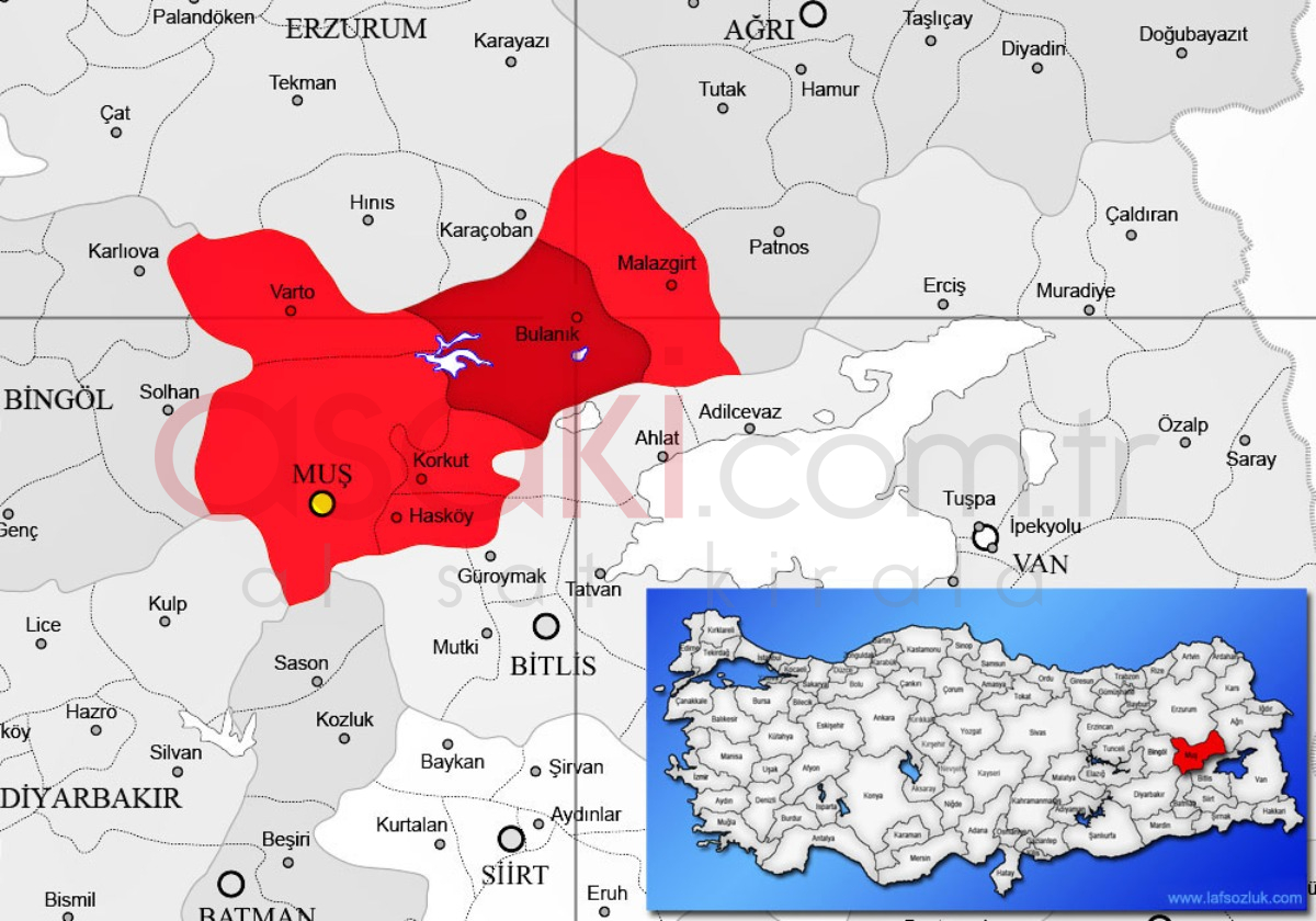 Muş Bulanık Geneli ve Köylerin'de Tek Tapu Arsa ve Tarla Alınır