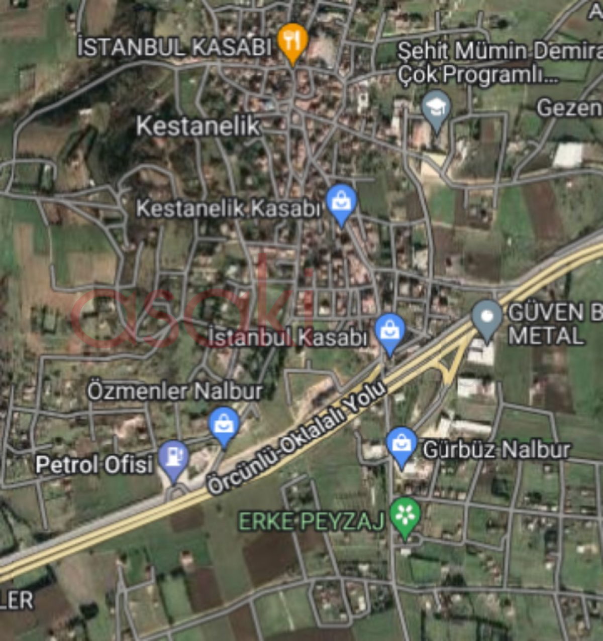 Çatalca Çakılda Yerleşim Alanında 11.600 M² Satılık Tarla