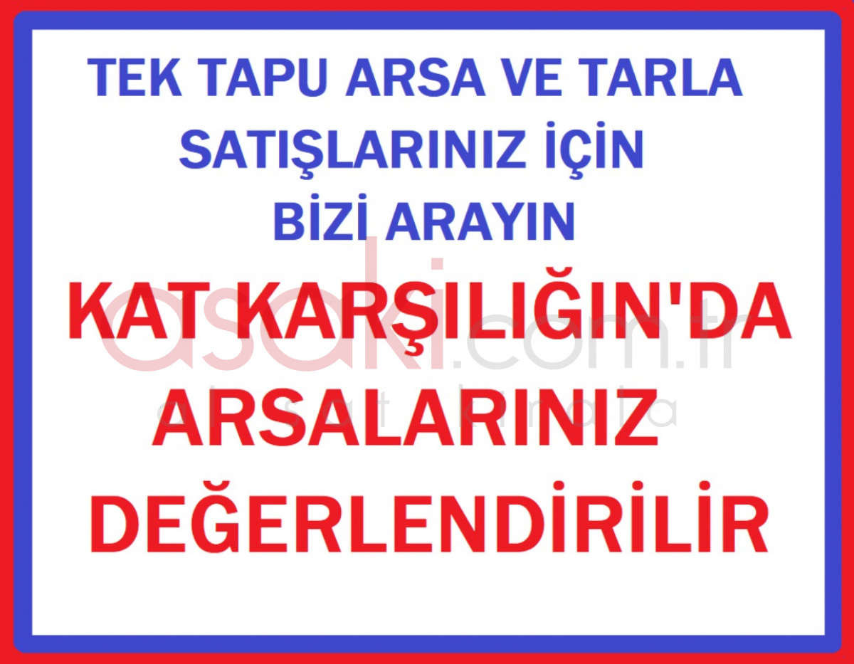 İstanbul Çatalca'da Kat karşılığı Arsalarınız Değerlendirilir