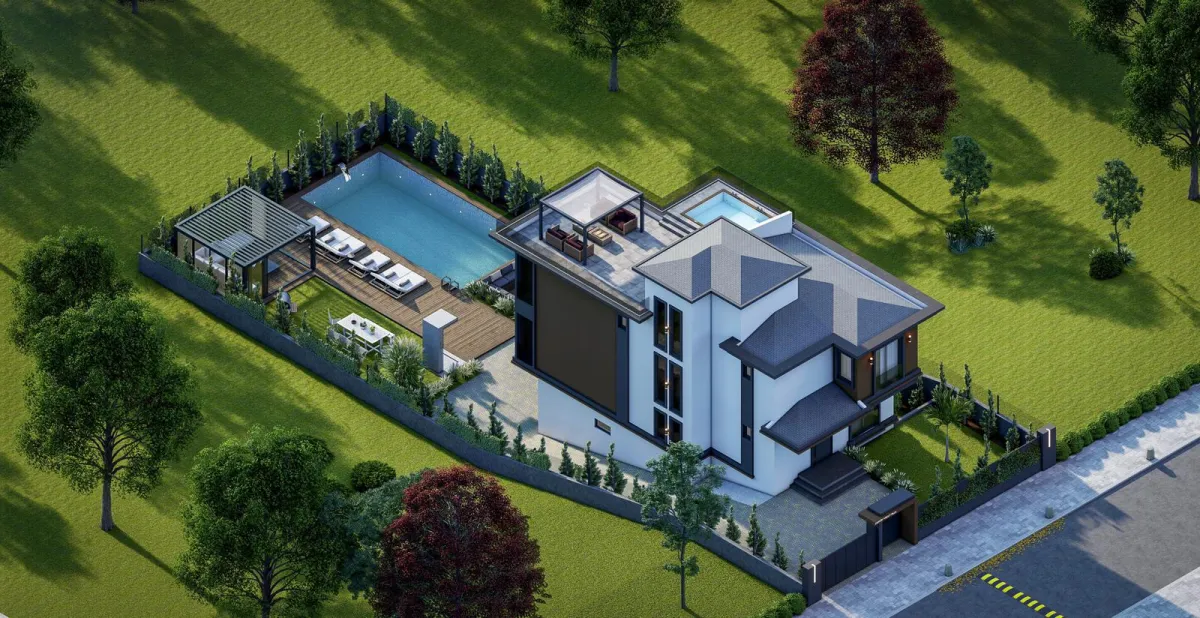 TEKİRDAĞ SÜLEYMANPAŞADA SATILIK 7+2 VİLLA - Büyük 5