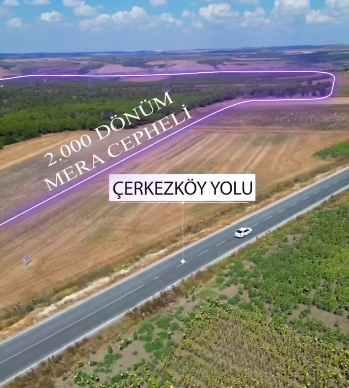 iSTANBUL'DA ASFALTA VE MERAYA CEPHE ÇİFTLİĞE UYGUN SATILIK TARLA - Büyük 9