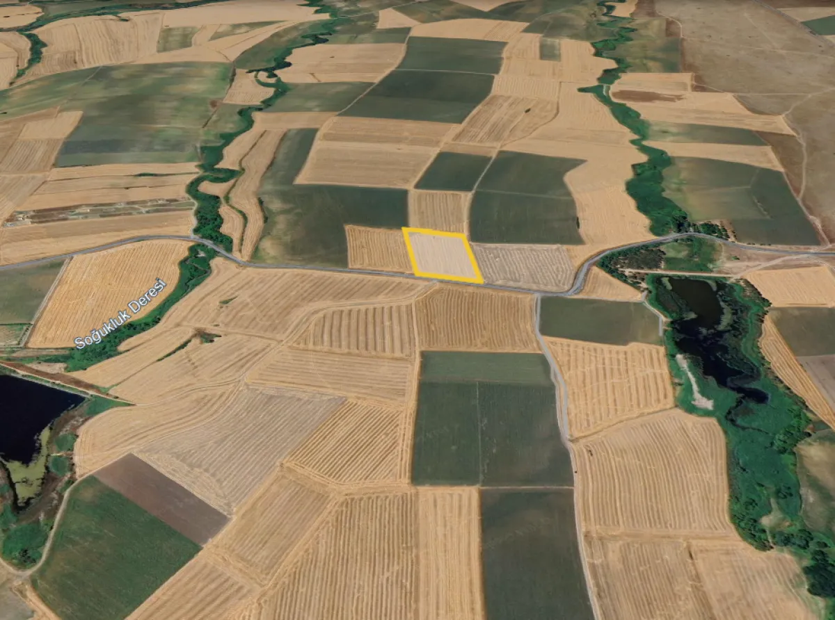 Asfalta cephe Çorlu Muratlı Arası 15.700 m2 Satılık Tarla Acill - Büyük 2