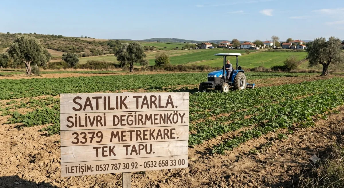 📢 SİLİVRİ DEĞİRMENK&Ouml;Y'DE KA&Ccedil;IRILMAYACAK YATIRIM FIRSATI! 🌾