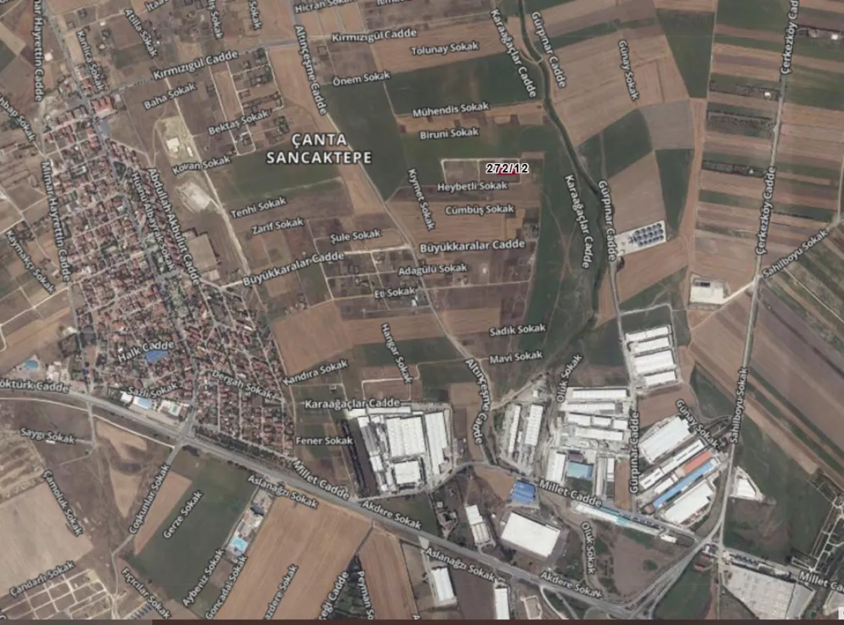 İstanbul Silivri Çanta Sancaktepe 272 Ada 12 Parsel 1192 m2 - Büyük 1