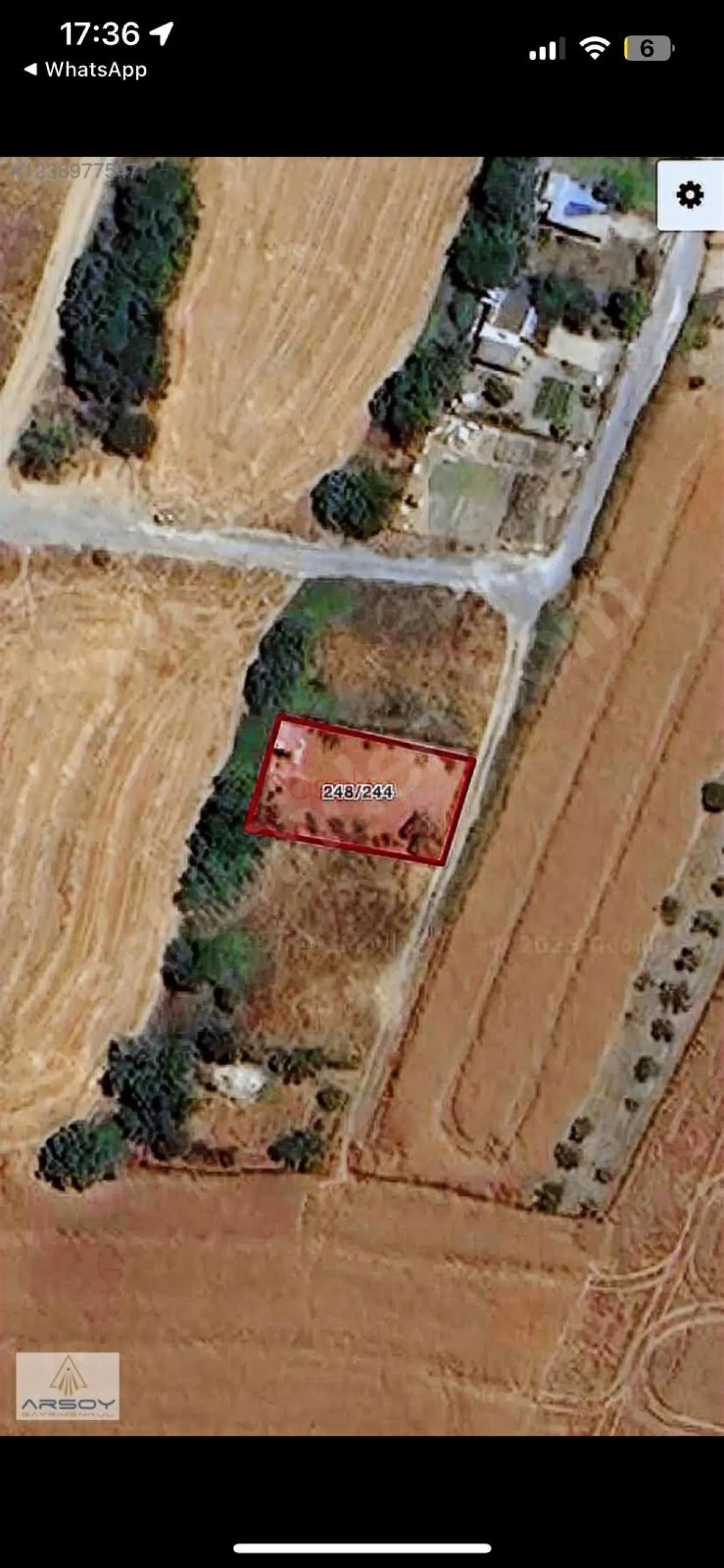 Denize Y&uuml;r&uuml;me Mesafesinde Satılık Arsa