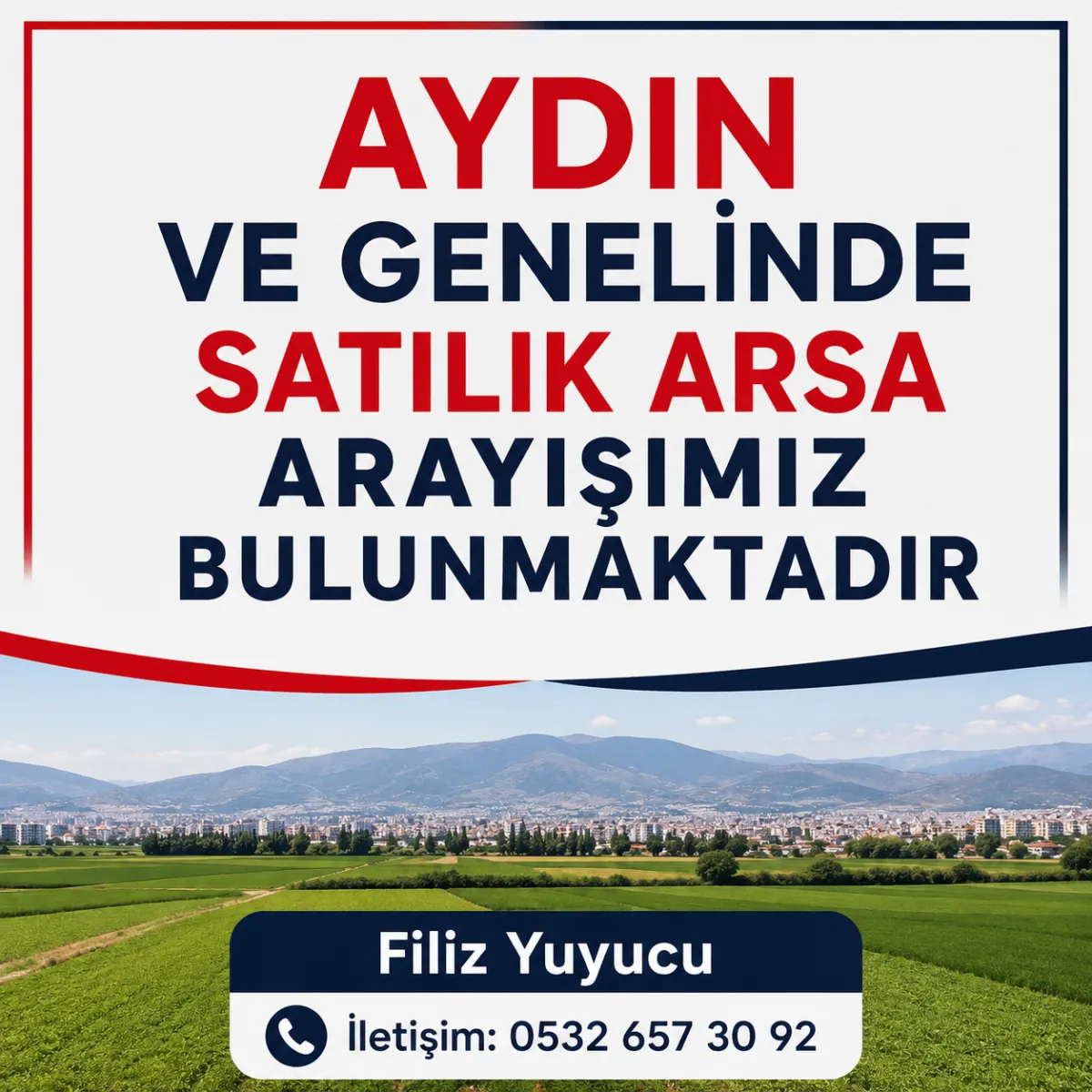 Aydın Ve Genelinde Satılık Arsa Arayışımız Bulunmaktadır!