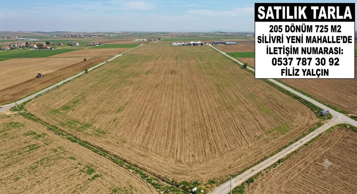 Silivri Yeni Mh 205.725 M&sup2; Satılık Dev Arazi