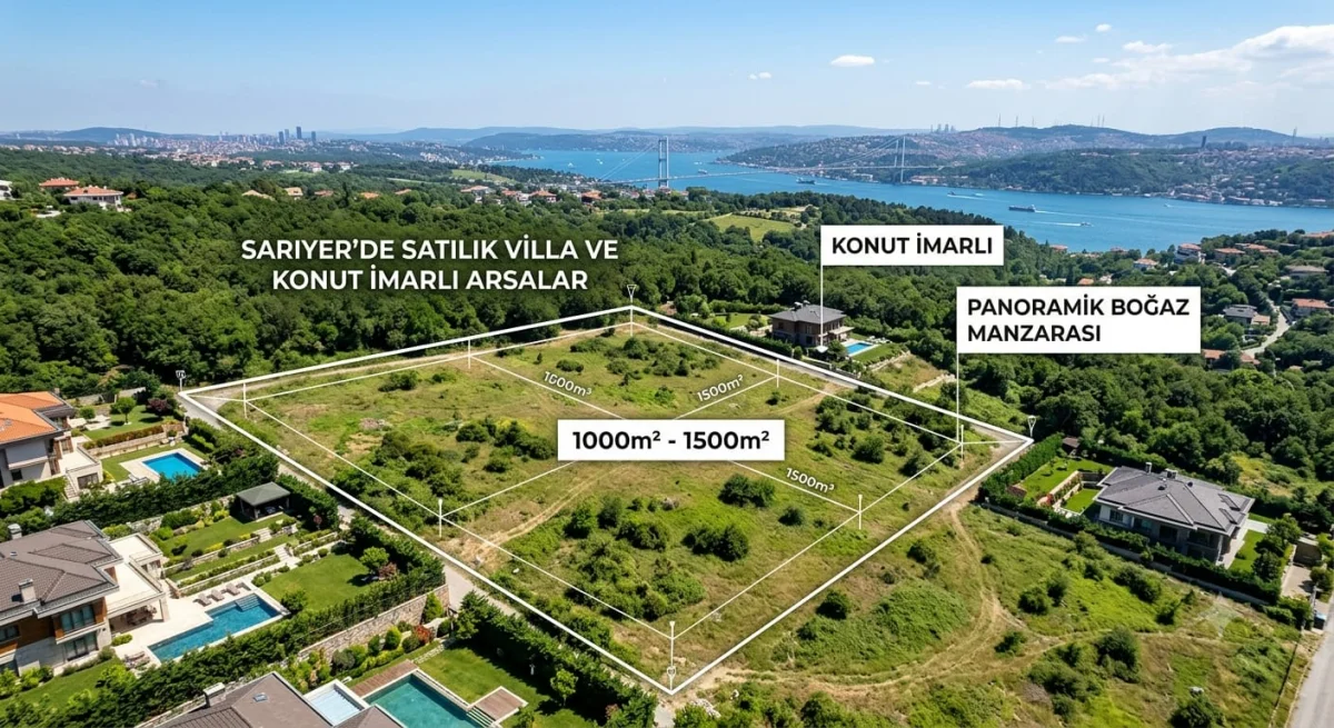 Sarıyer'de Konut Veya Villa İmarlı Arsa Arayışımız Var