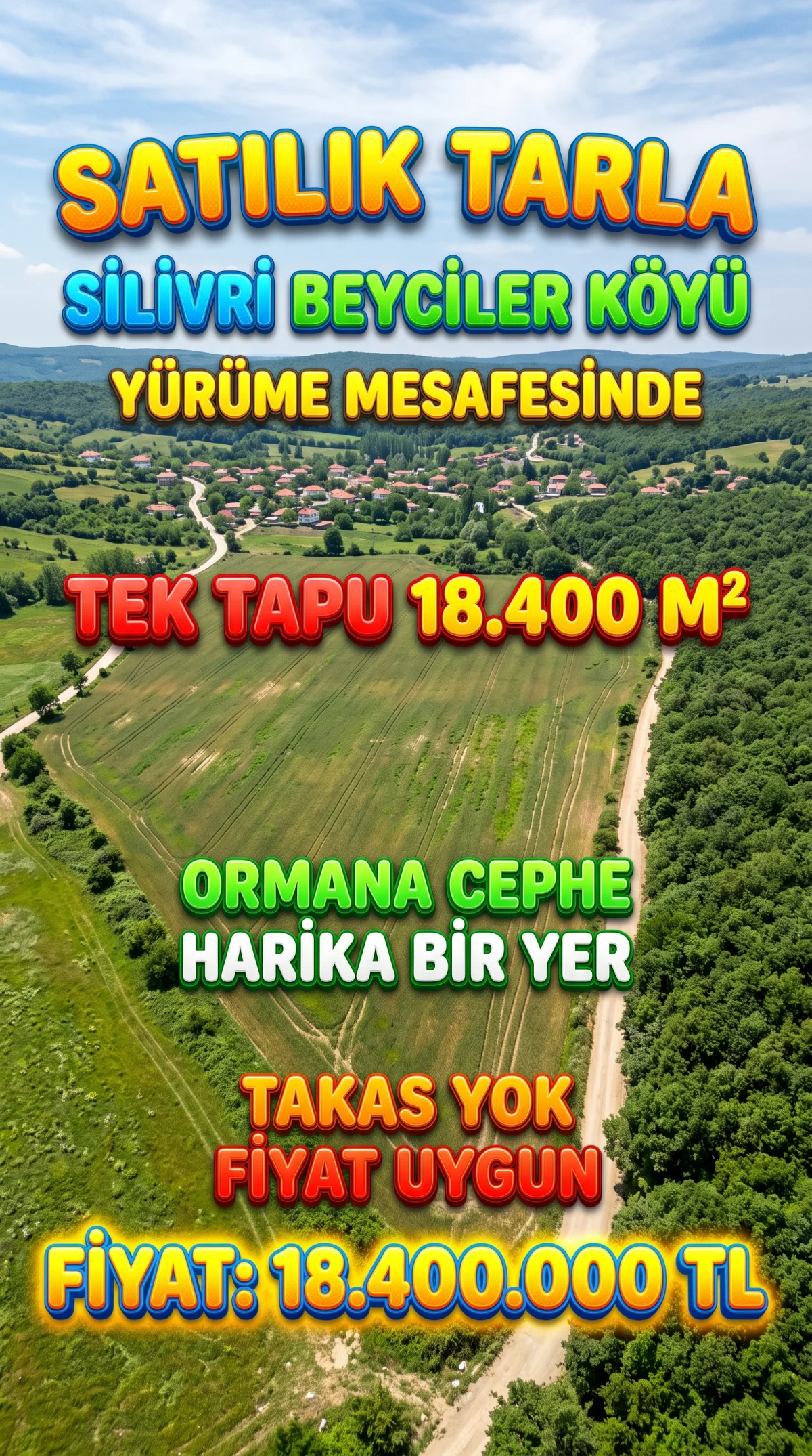 Beyciler K&ouml;y&uuml;ne Y&uuml;r&uuml;me Mesafesinde, Doğa İ&ccedil;inde 18.4 D&ouml;n&uuml;m