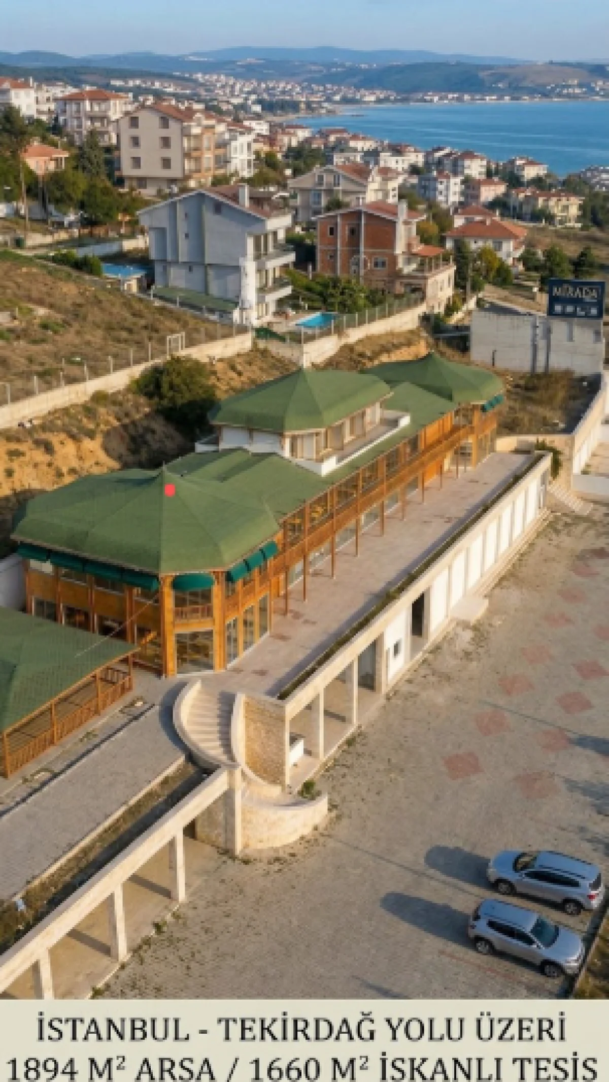 İstanbul Tekirdağ Yolu &Uuml;zeri 1894 M2 Arsa / 1660 M2 İskanlı Tesis